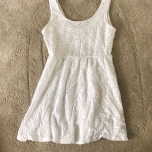 White lace dress